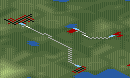 A Point to Point Rail Layout